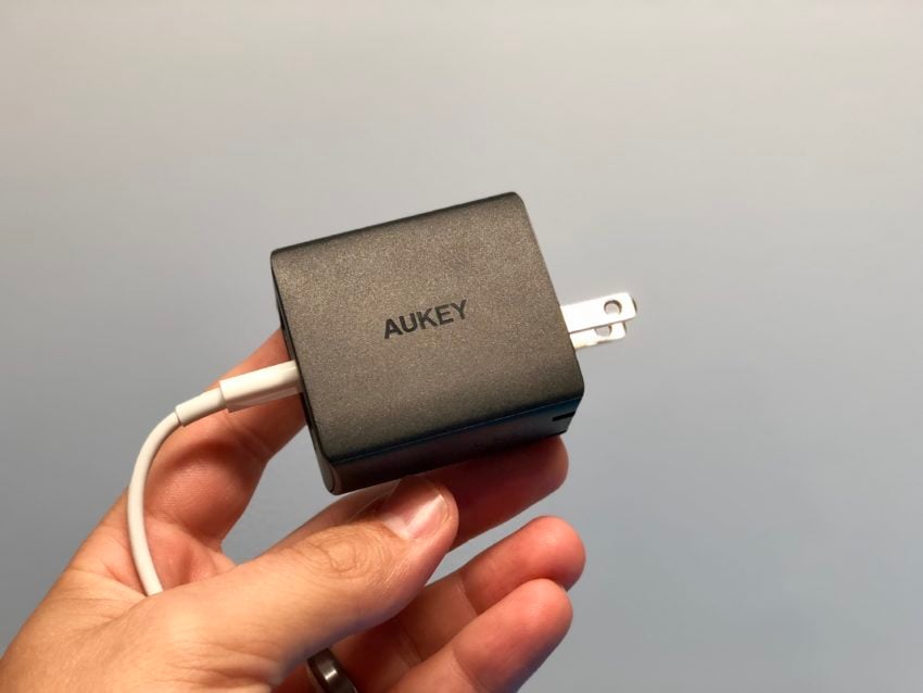 This charger can charge the iPone 8 faster and is only $17.99.