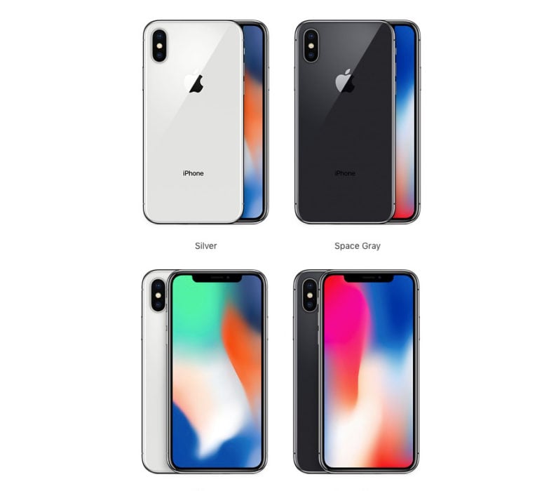 Here are your iPhone X color options. 