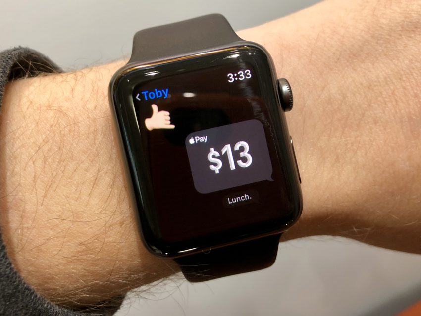 Send a Friend Money With Your Apple Watch
