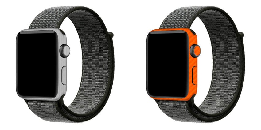 The best Apple Watch skins with the most color and texture options are from SlickWraps.