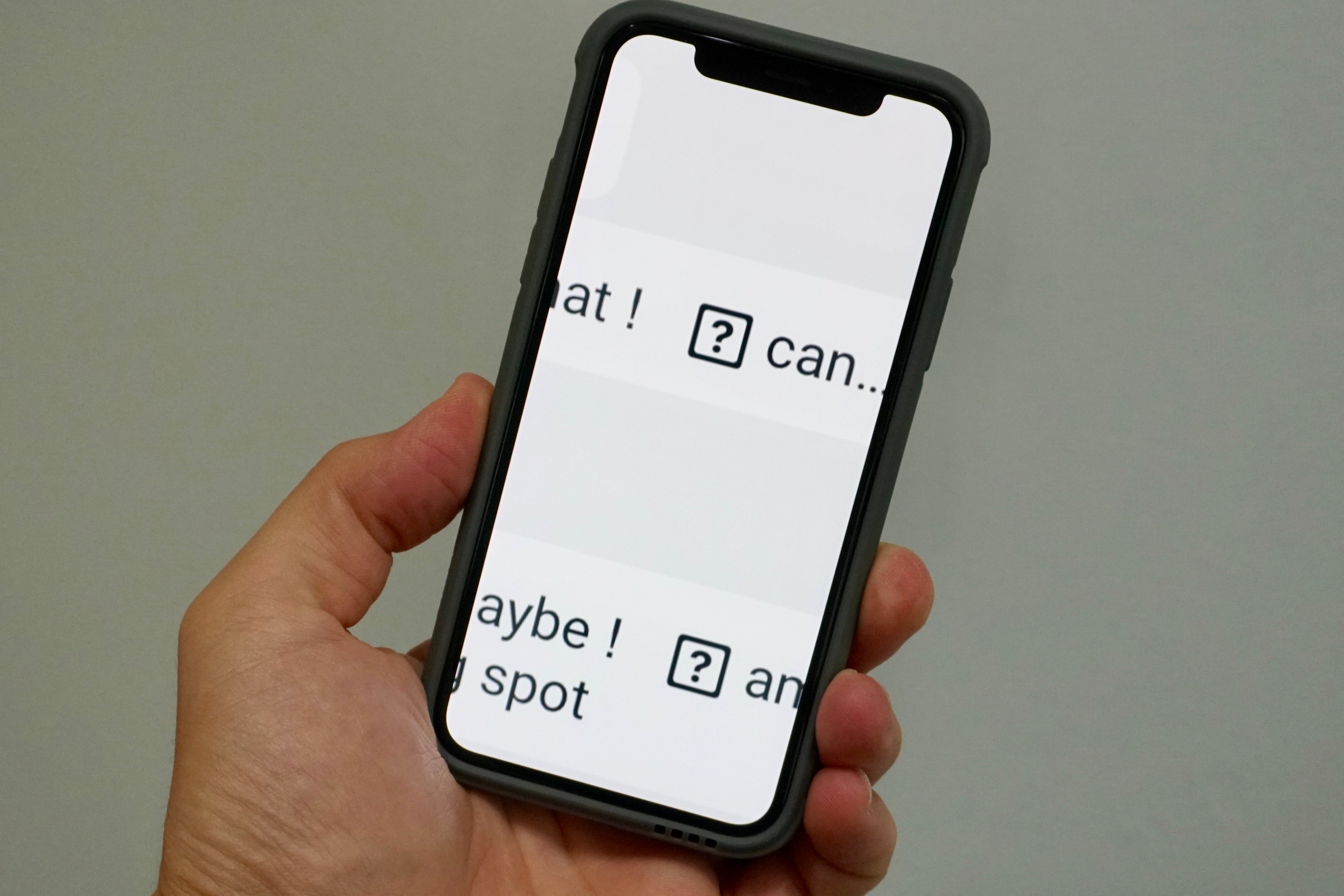 What to do if you can't type I on your iPhone.