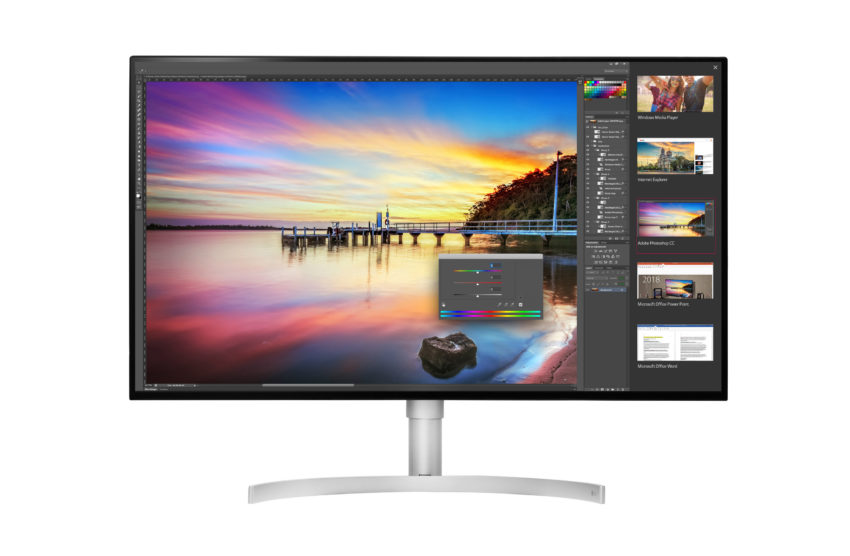 The new 32-inch LG USB C 4K monitor uses Nano IPS technology.