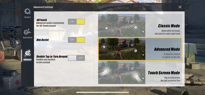Change your control options for an edge.