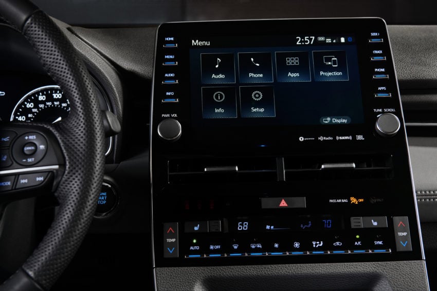 The 2019 Toyota Avalon is the first Toyota vehicle with Apple CarPlay support.