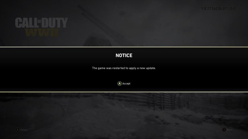 When to expect the January Call of Duty: WWII update.