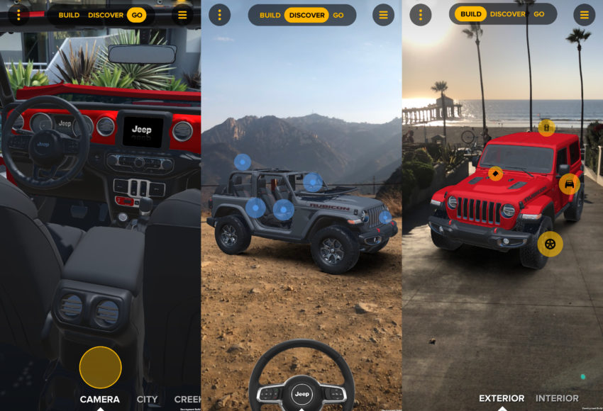 Use the Jeep Adventure Reality App to customize your dream 2018 Wrangler in 