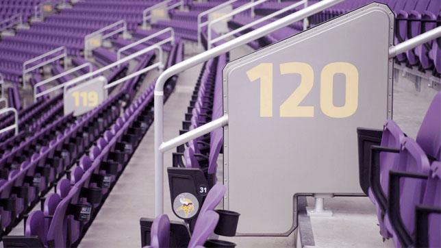 New handrail antennas will help fans stay connected at the Super Bowl.