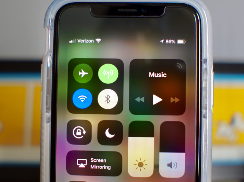 What do the Blue, Gray and Green icons mean in Control Center?