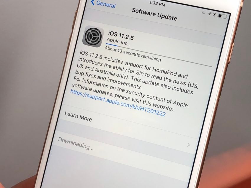 is the most recent apple update safe 11.2.1