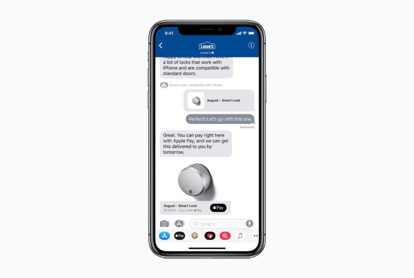 Business Chat in Messages