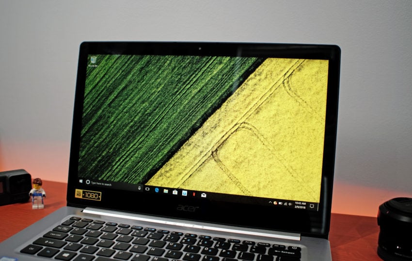 The display is good, but not bright enough.