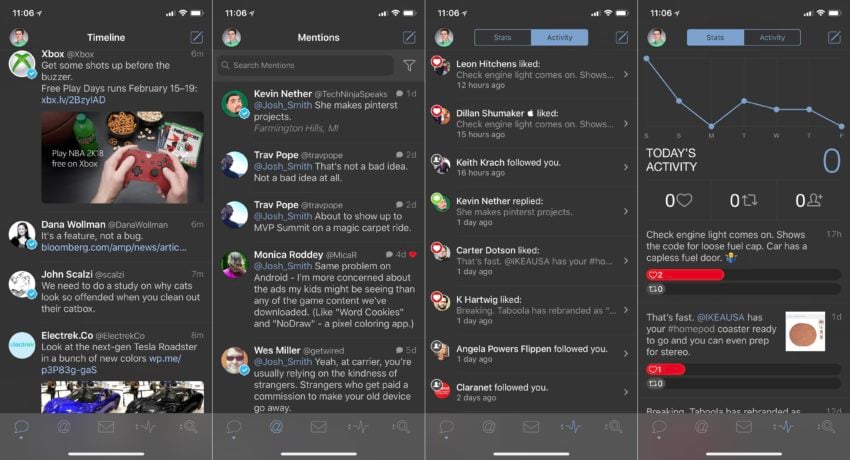 Tweetbot is the best Twitter app for iPhone or iPad.