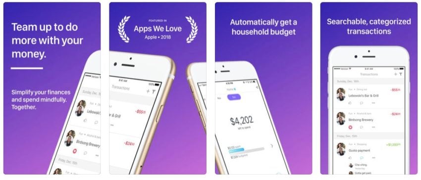 Honeyfi Budget App for Couples