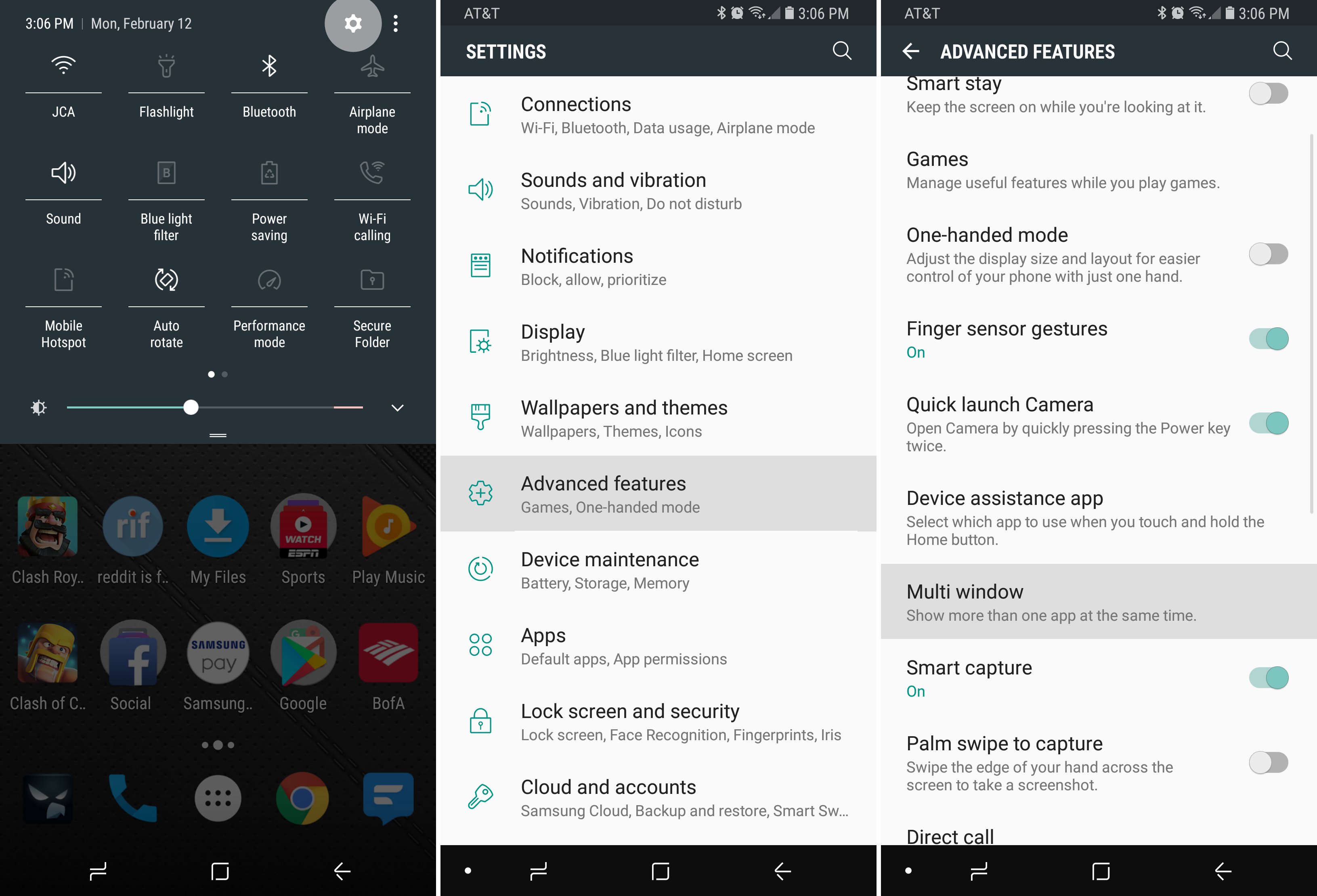 split screen s8