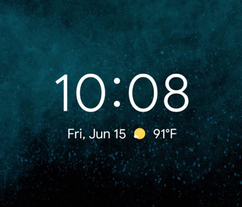 Weather, Events & More on Lockscreen