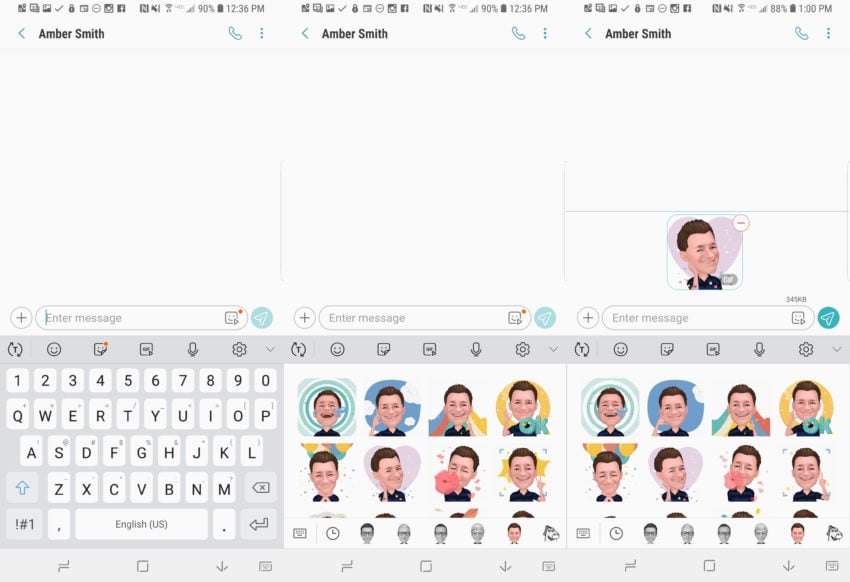 Add an AR Emoji as a sticker or GIF.