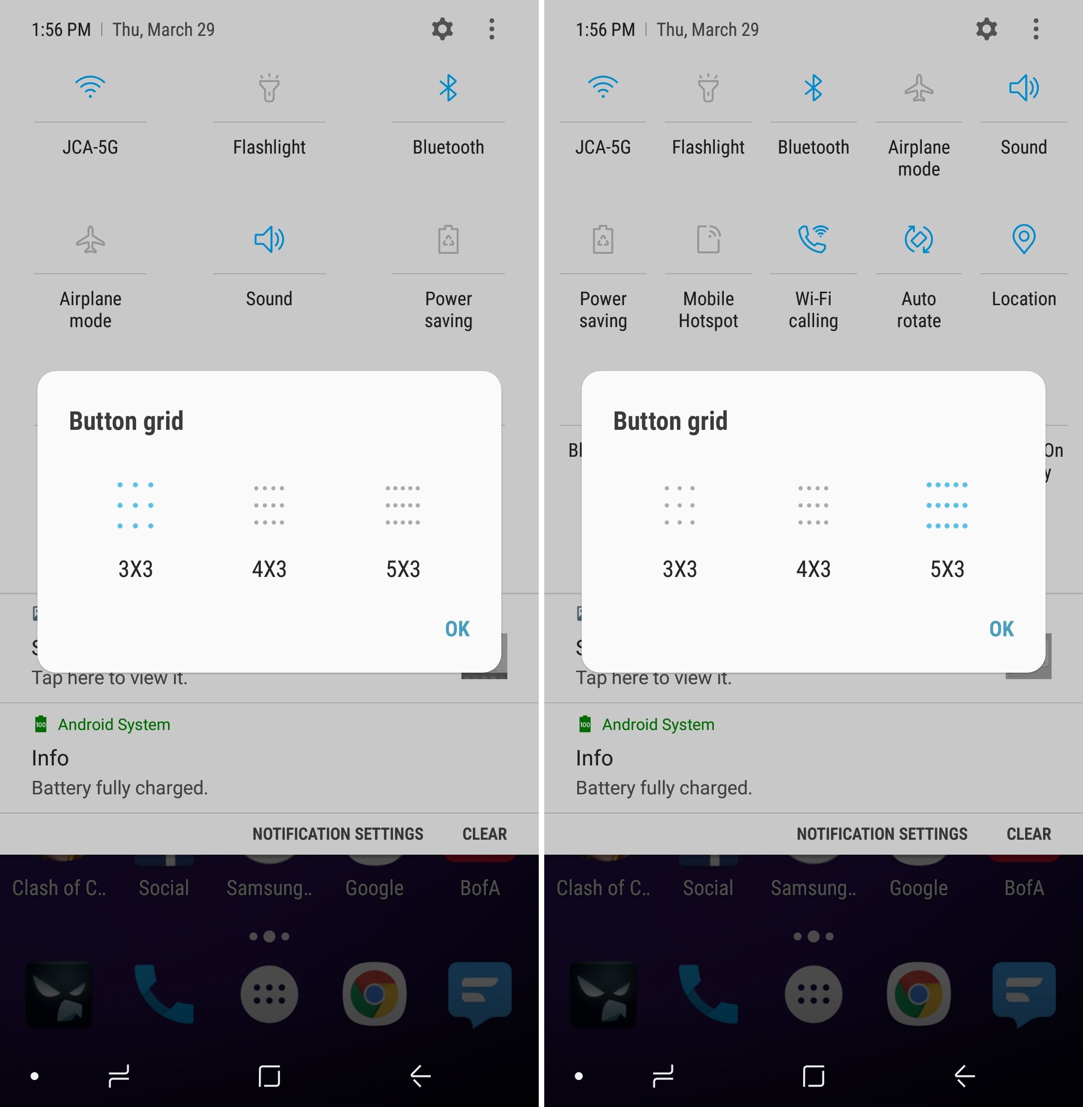 s9 navigation bar