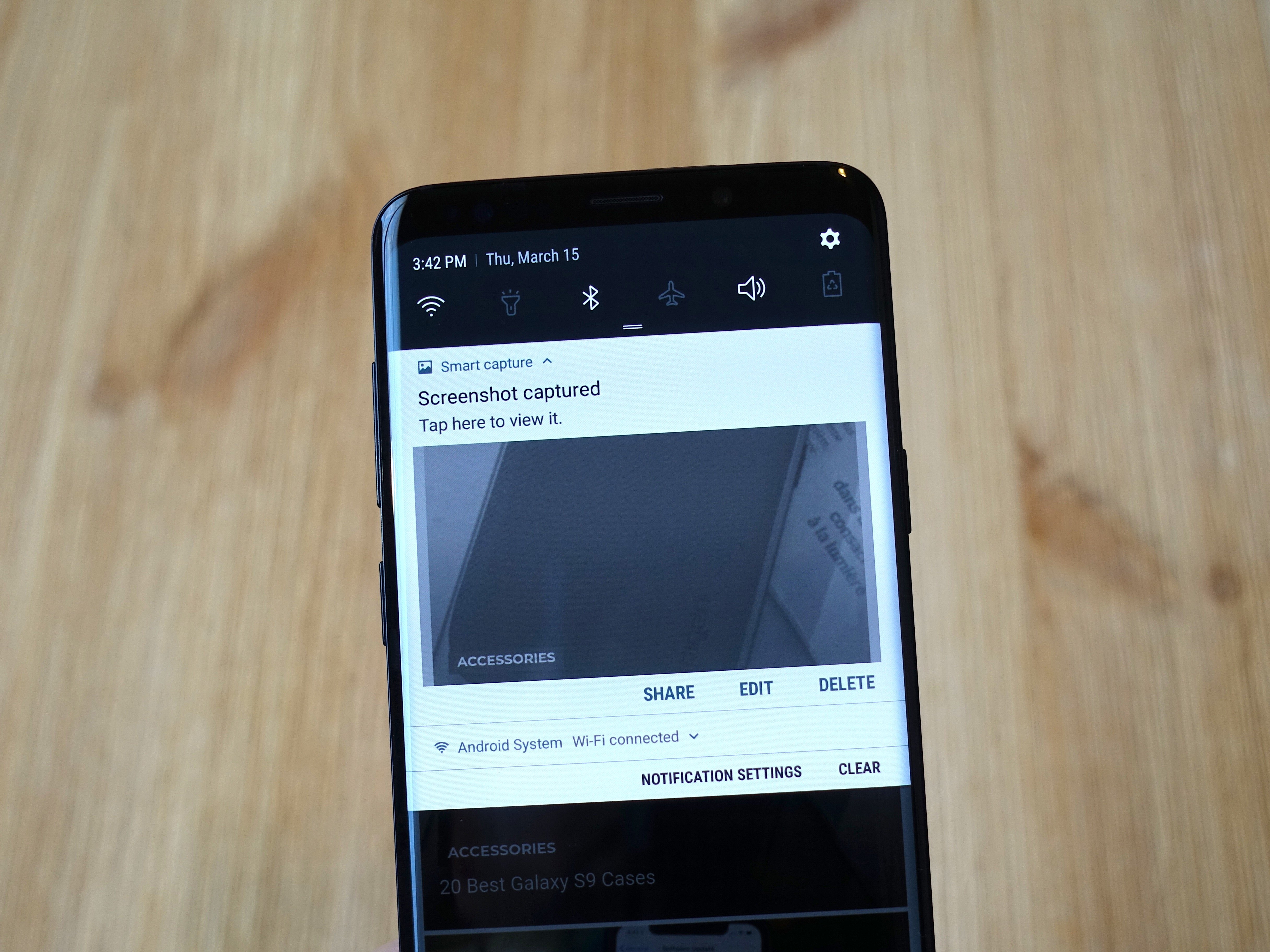 How Take a Screenshot on the Galaxy S9