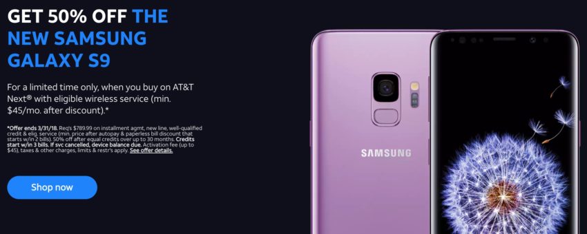 Best Samsung Galaxy S9 Deals