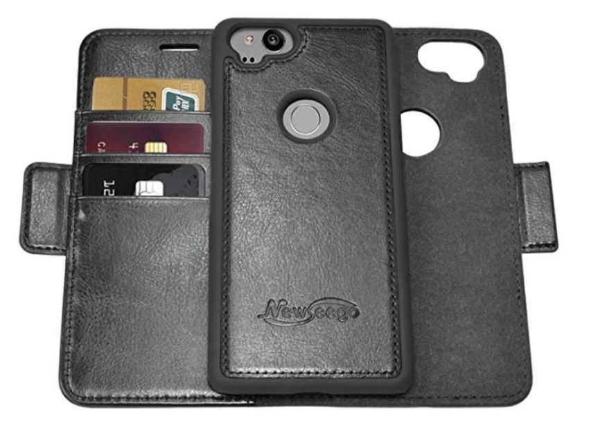 Newseego Leather Wallet Case ($15) Detachable