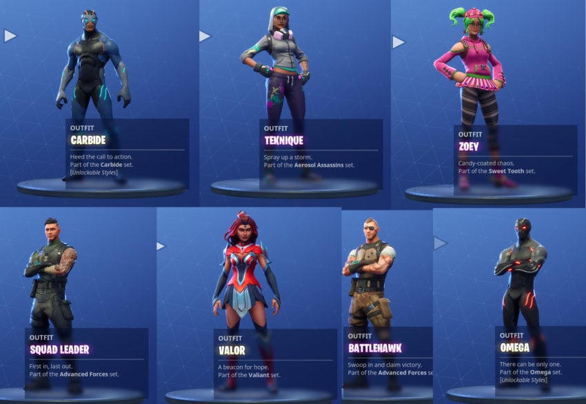 Fortnite Season 3 Chapter 1 Battle Pass Skins