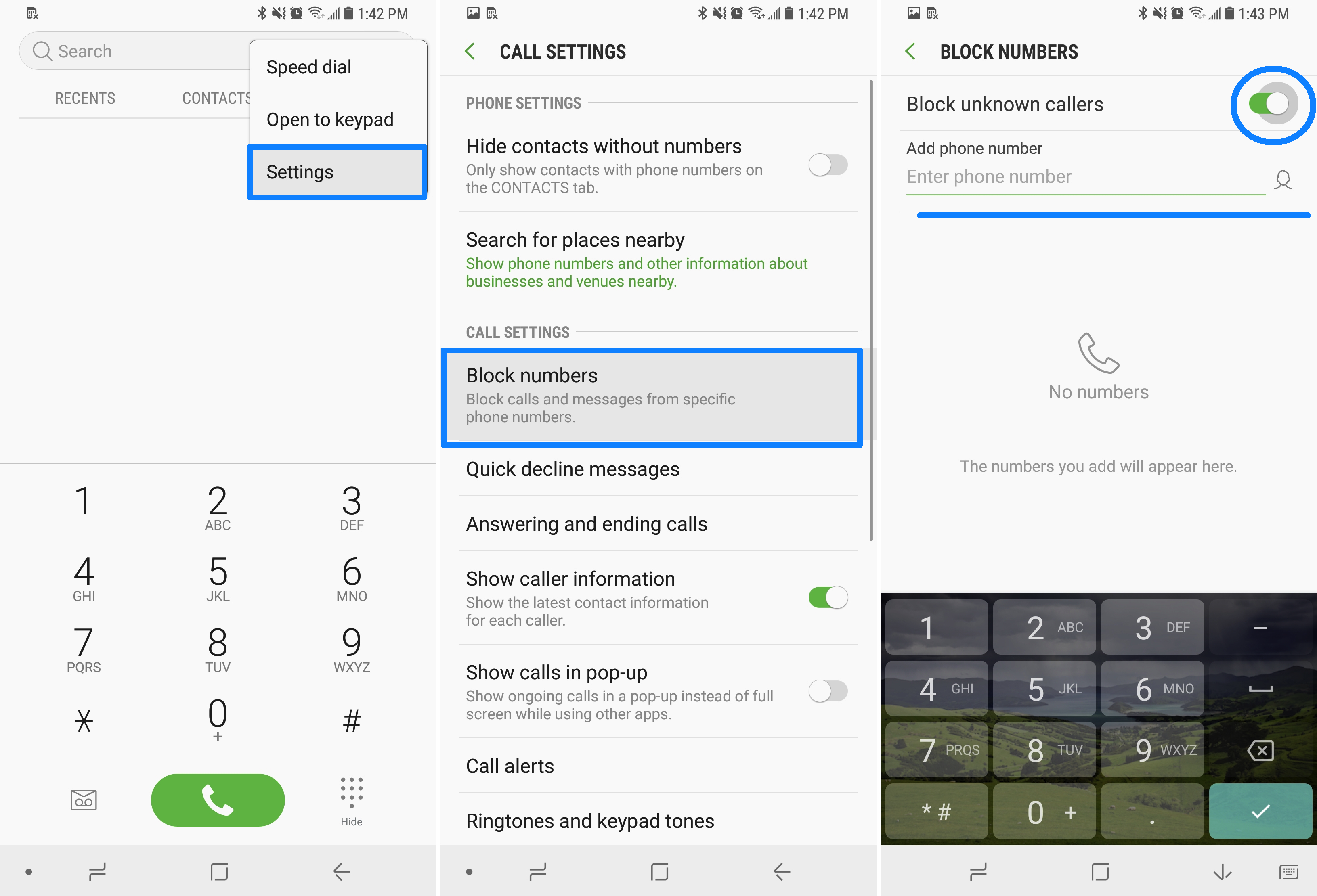 How to Block Calls and Texts on the Galaxy S9