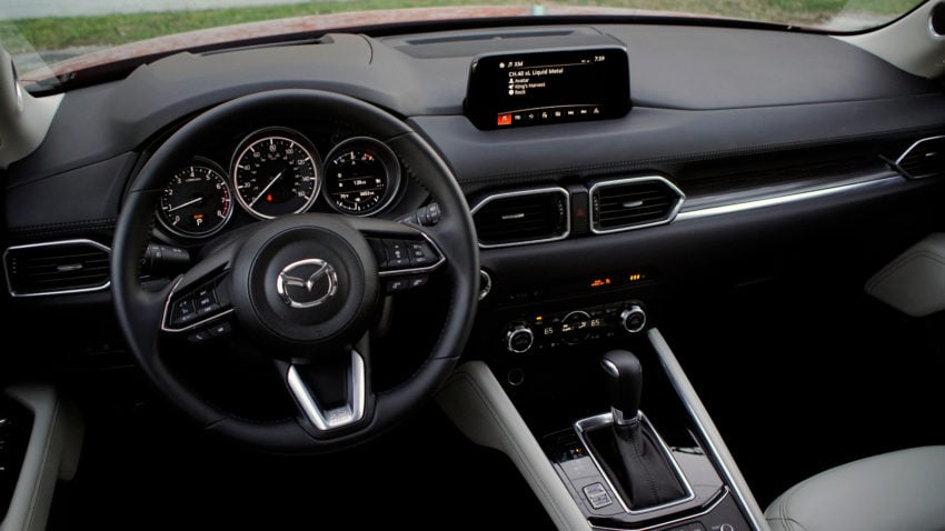 The 2018 CX-5 interior is beautiful and upscale for the price.