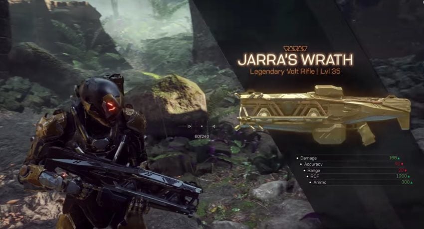 Gamers are concerned about the loot and loot boxes in Anthem.