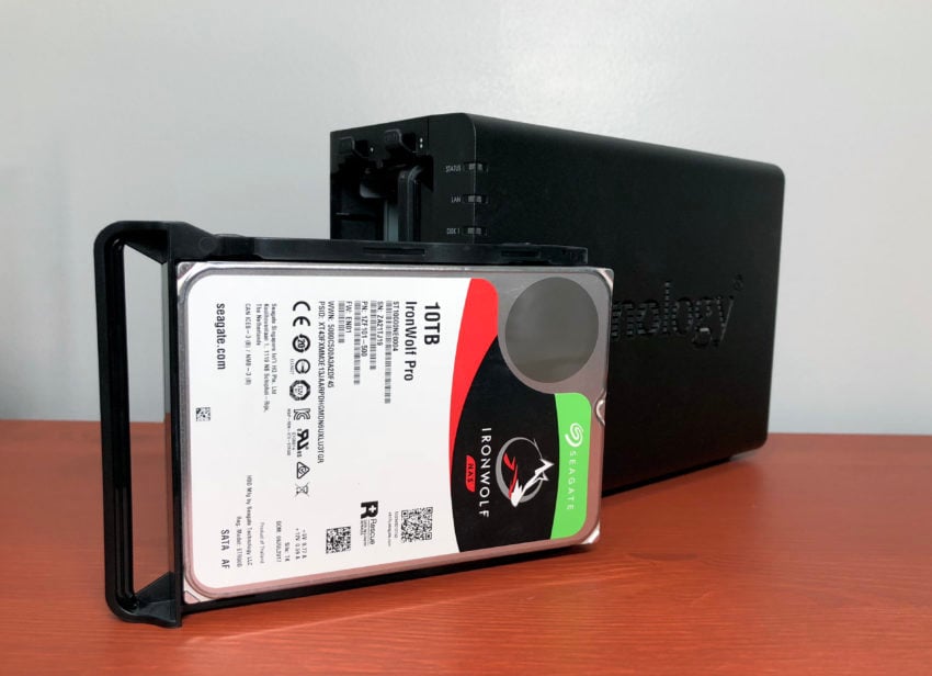 Buy just the DS218+ and add your own storage, or buy with storage already installed.