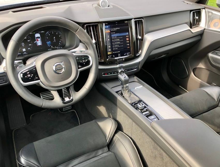 The interior is luxurious and spacious. 
