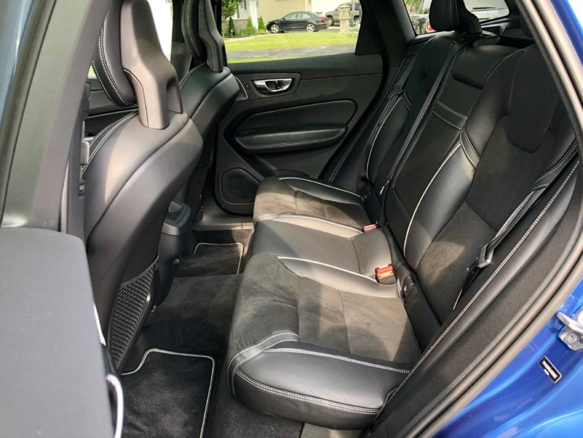 The second row offers good legroom.