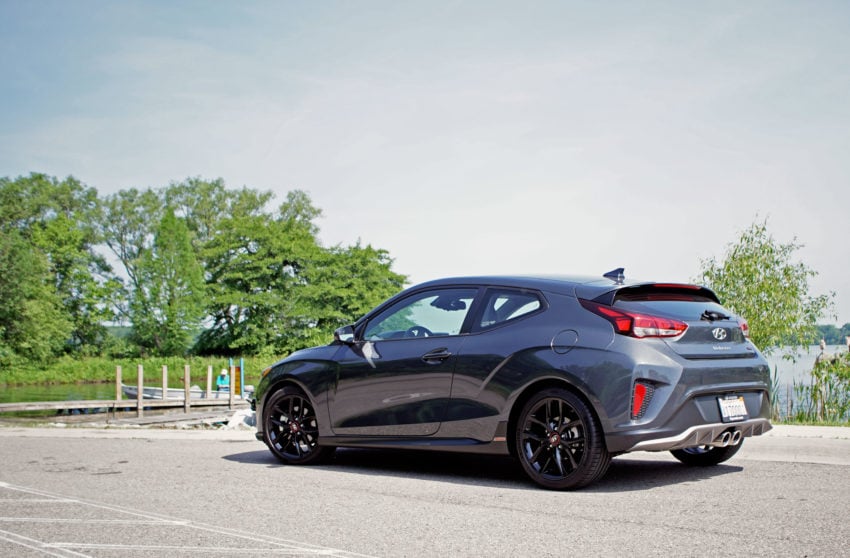 The Hyundai Veloster retains a fun design that's full of personality. 