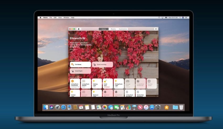 Home App on macOS Mojave