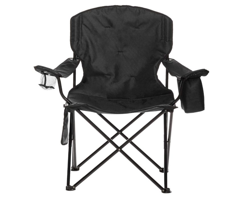 Amazon Basics Camping Chair With 4 Can Cooler 