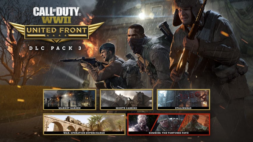 The United Front Call of Duty: WWII DLC 3 release date is next week. 
