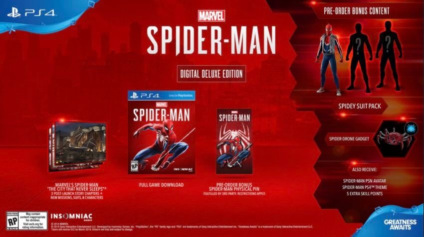 buy spider man ps4