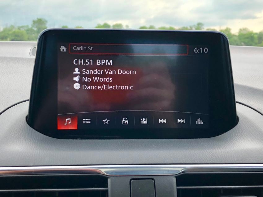 The infotainment system is good, but lacking CarPlay or Android Auto right now. 