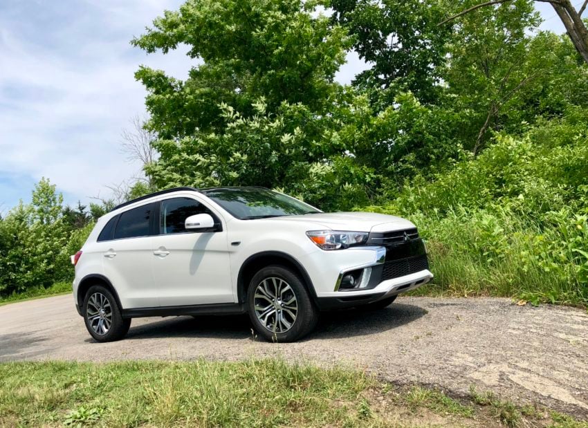 The Outlander Sport handles ok, with minimal body roll, but it's sluggish.