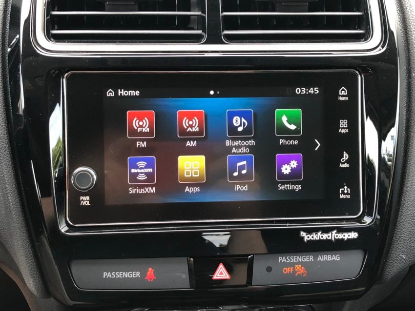 On the higher trim levels you get Apple CarPlay and Android Auto.