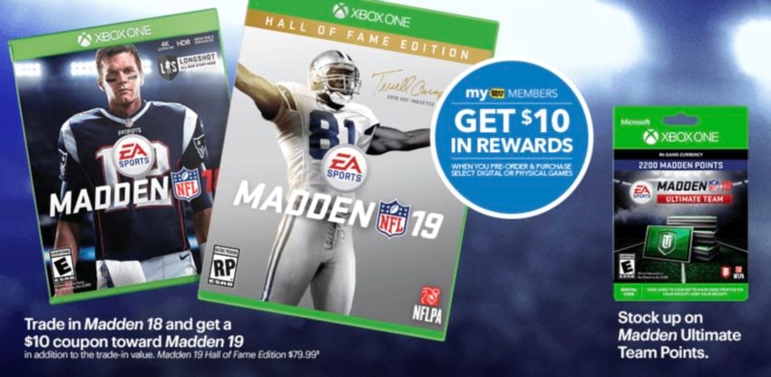 This is the best Madden 19 deal you will find, but it's not the only one. 