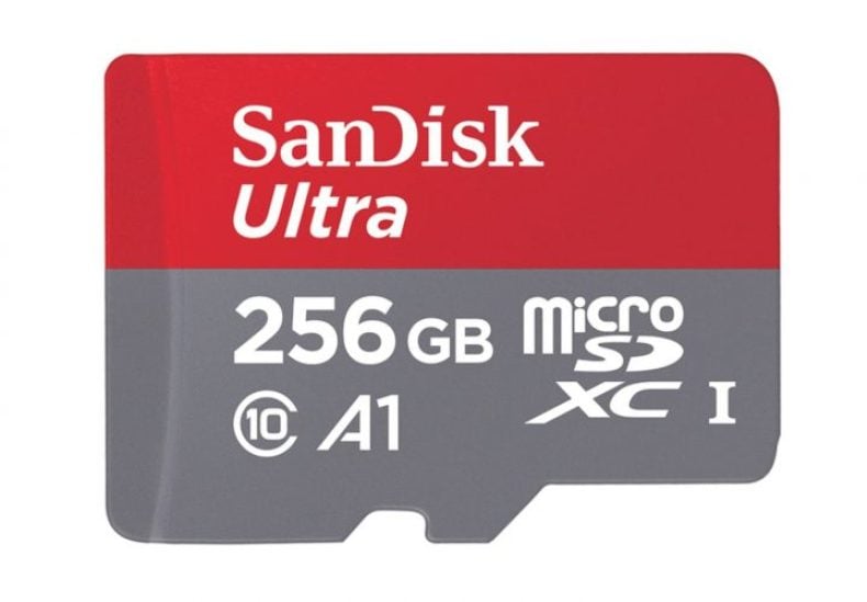 SanDisk 256GB Class A1 Fast MicroSD Card