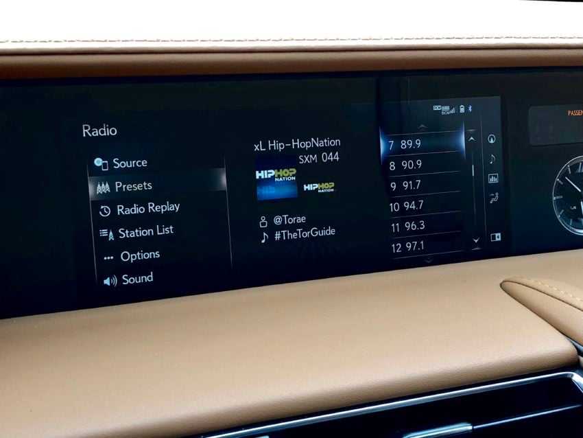 The Lexus Enform system doesn't cut it.