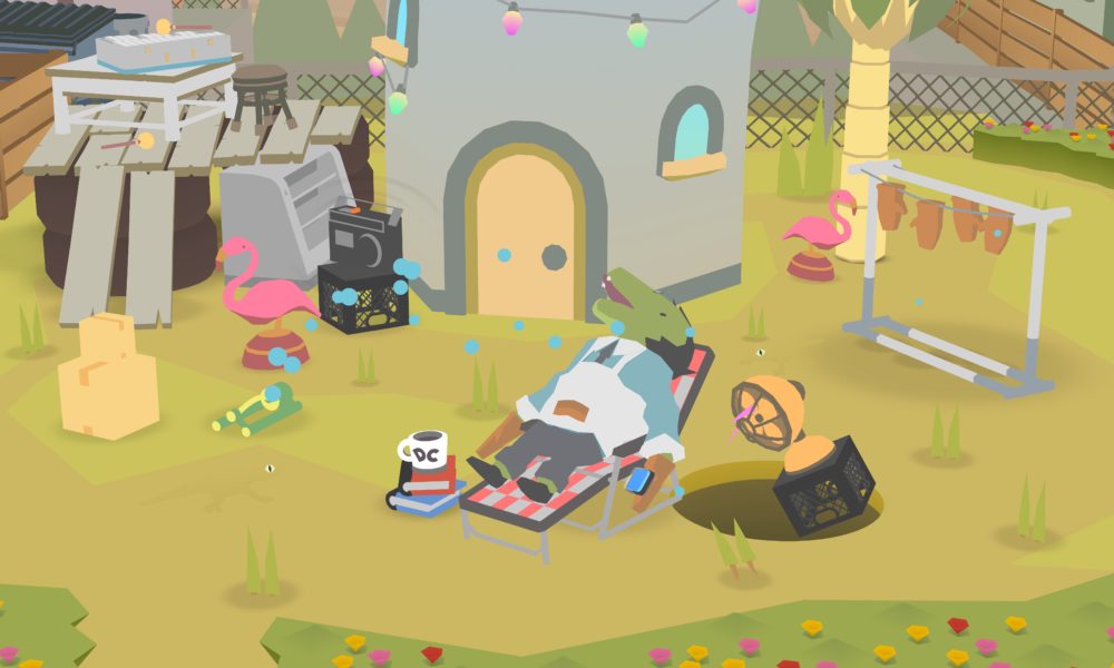 Donut County tasks you with solving puzzles using a hole in the ground.