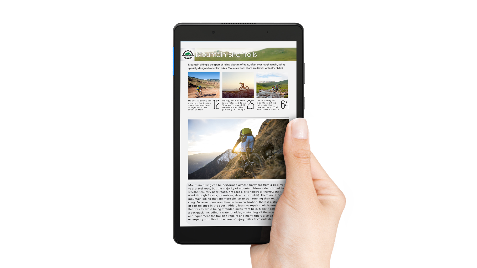 Opt for a larger screen with the Lenovo Tab E8.