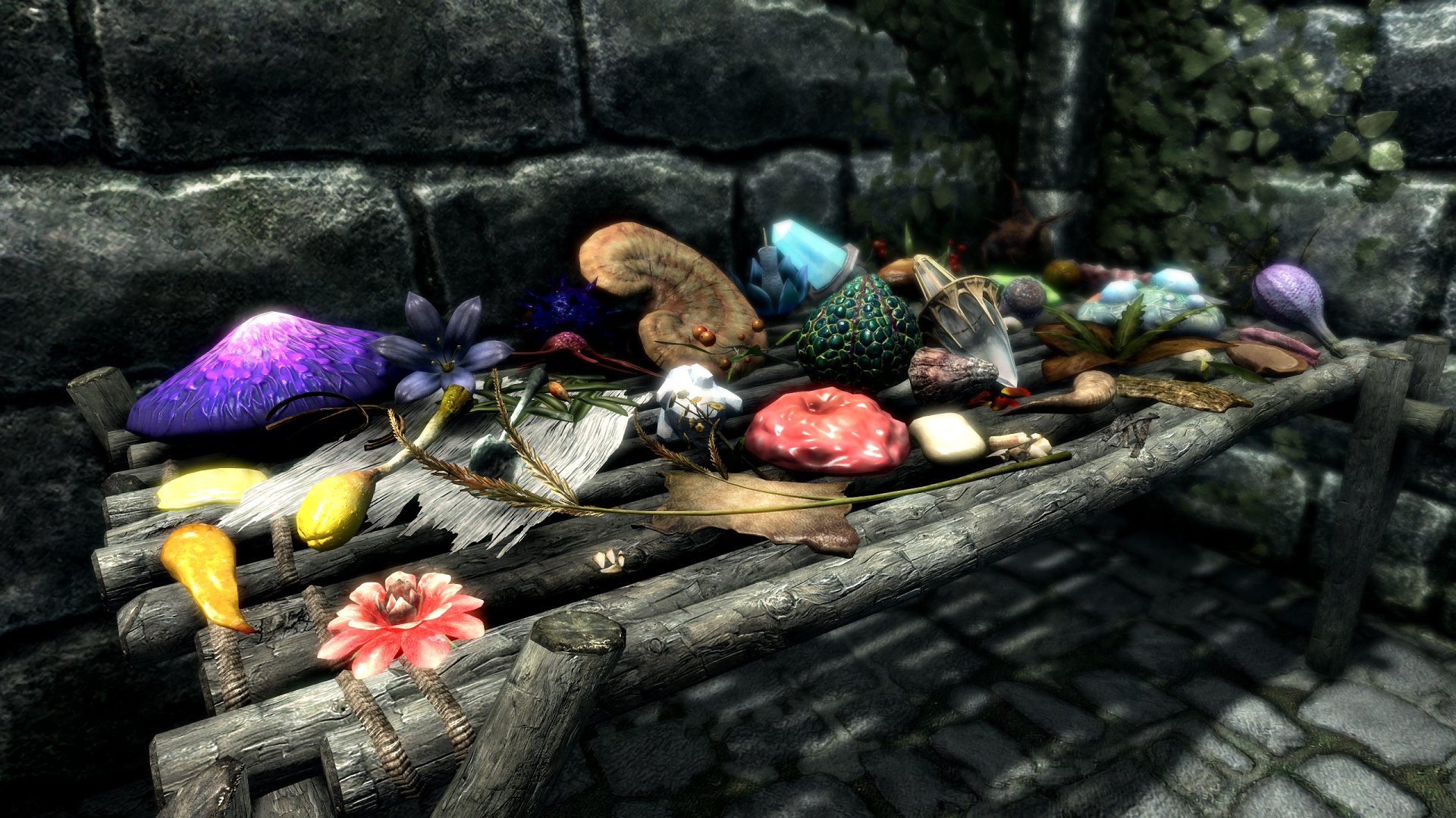 Скайрим последнее дополнение. Skyrim алхимические Ингредиенты. Скайрим Ингредиенты. Скайрим мод на дрожащие острова. Rare curious Skyrim.