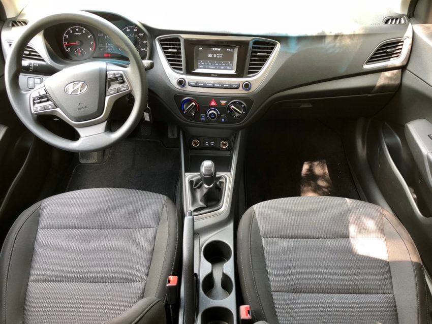 The Accent SE interior is nice for the price. 