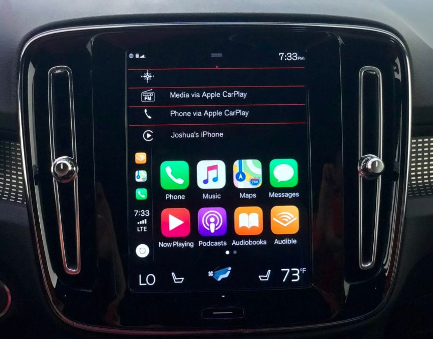 Volvo offers one of the best infotainment systems available in the XC40.
