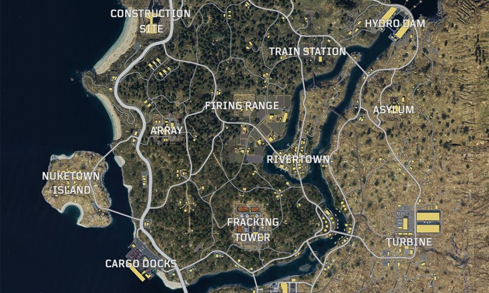 This is the Call of Duty: Black Ops 4 Blackout map.