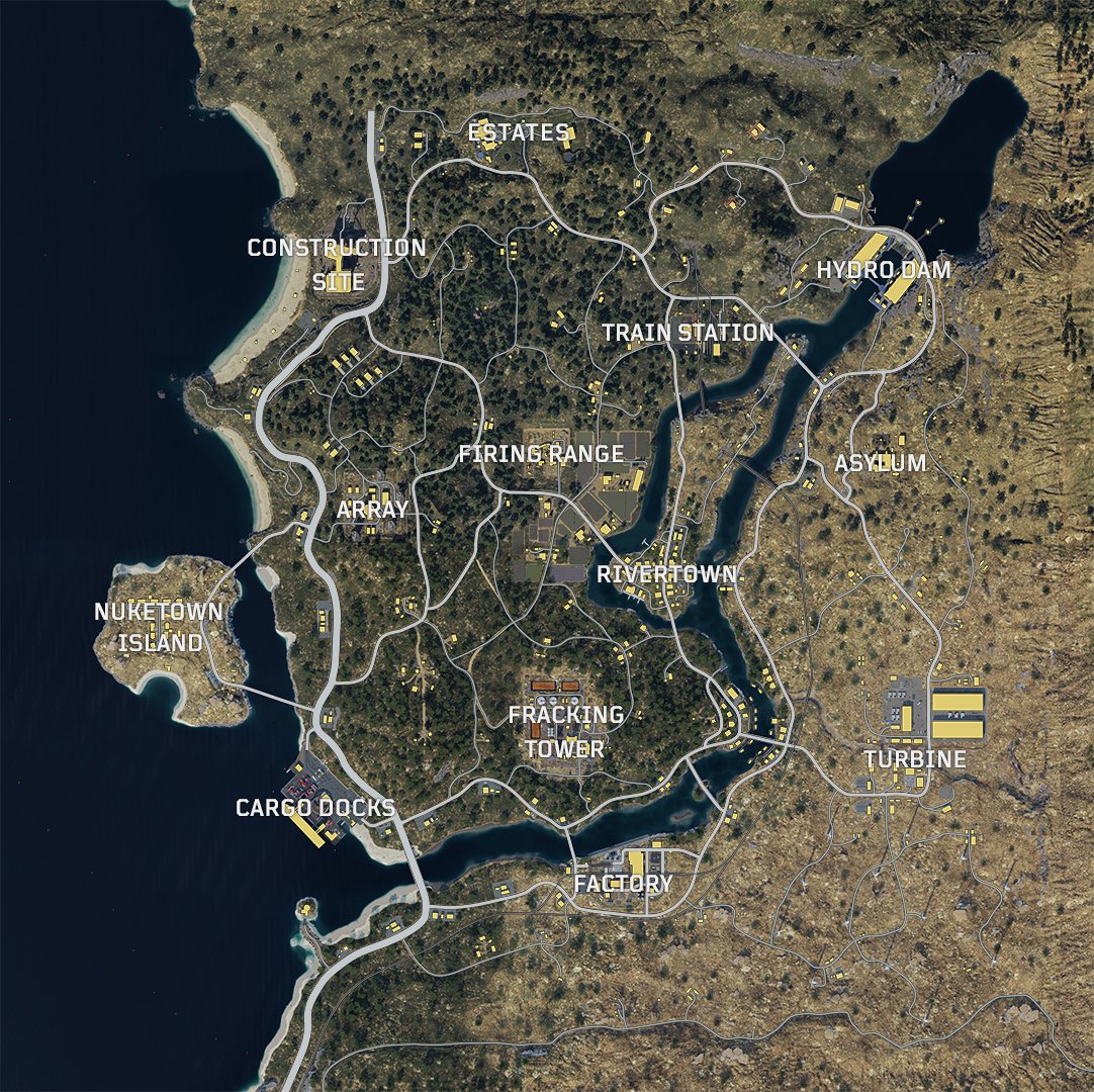 This is the Call of Duty: Black Ops 4 Blackout map.