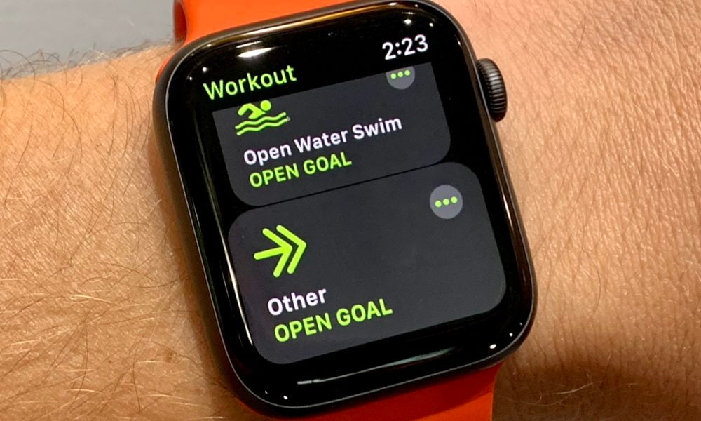 Trick the the Apple Watch into tracking your activity and exercise better by doing an other workout with an open goal.